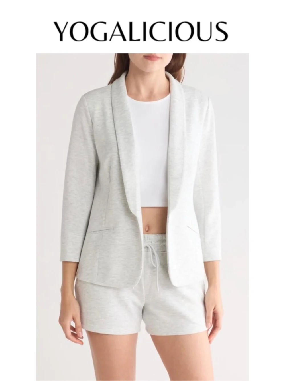 Yogalicious Bentley Scuba Knit Blazer